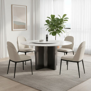 Îlot de cuisine avec table à manger