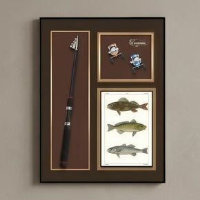 Boîte d'ombres sur le thème de la pêche Tableu